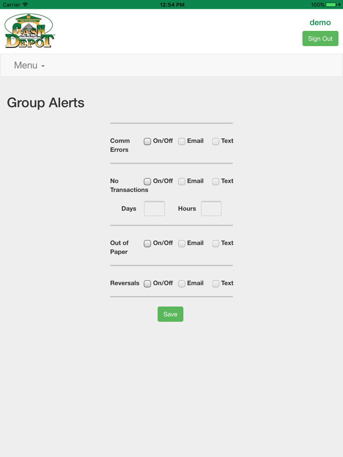 Cash Depot ATM Management