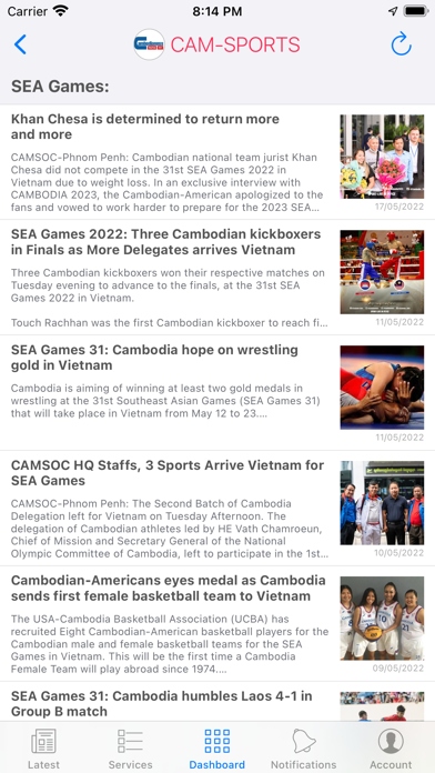 CAM-SPORTS Screenshot