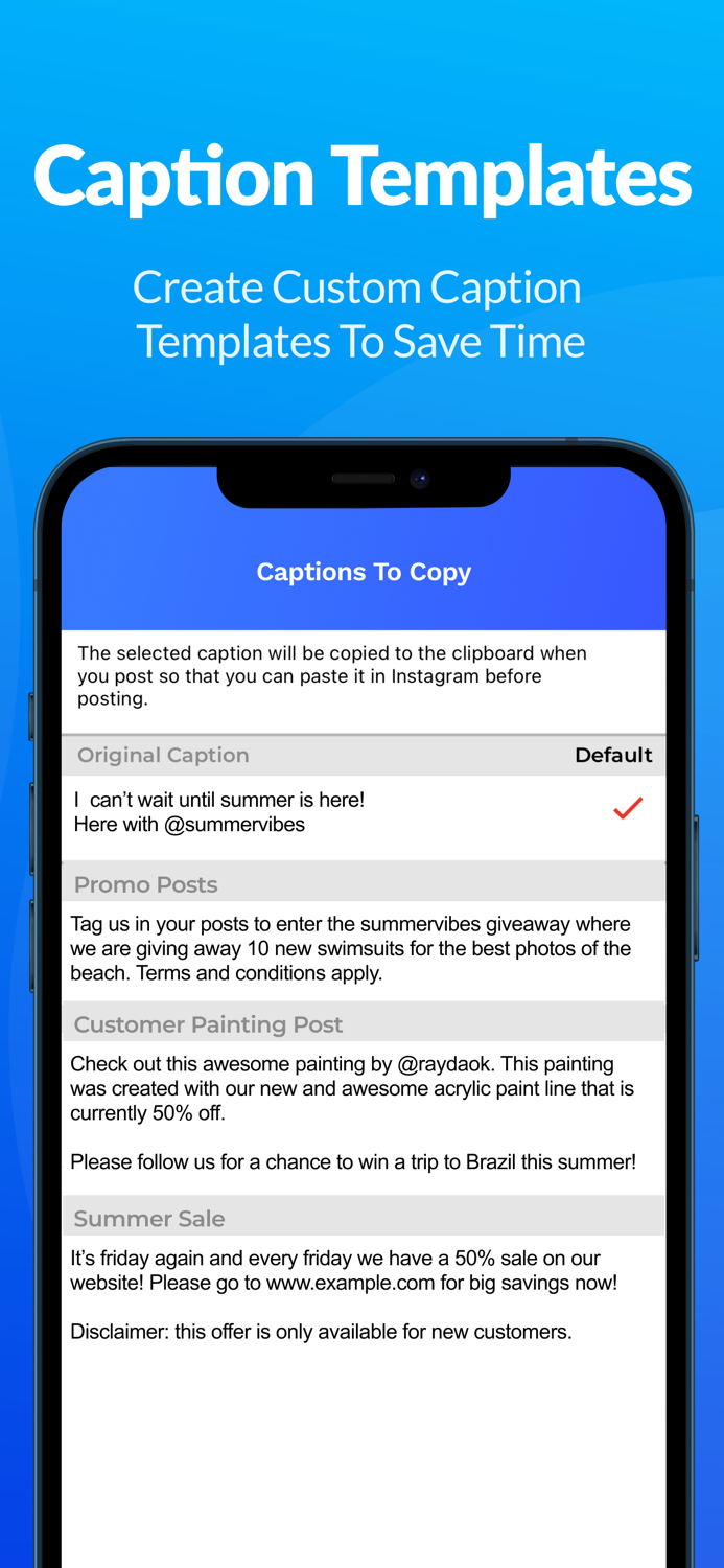 Repost for Instagram .