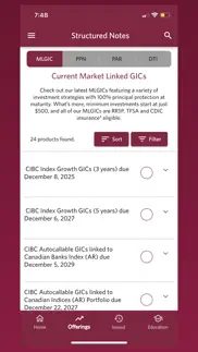 cibc structured notes iphone screenshot 4