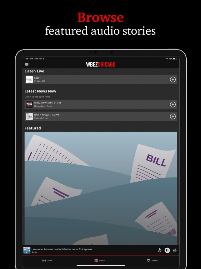 Wbez live stream deals