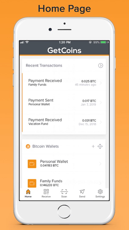 GetCoins Wallet