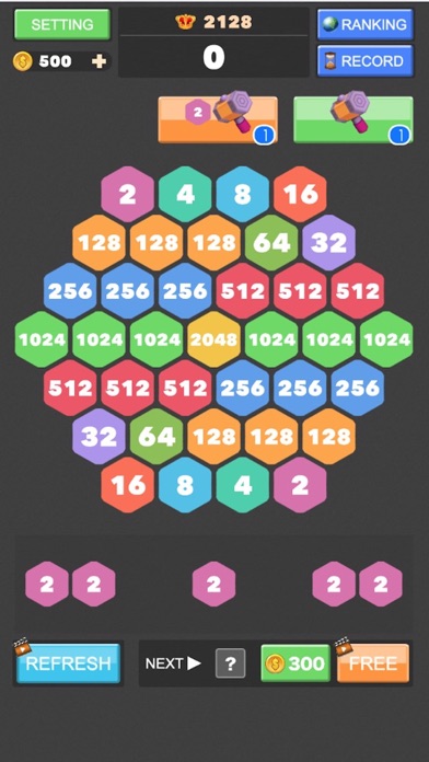 2048 - Merge Number Puzzle Screenshot
