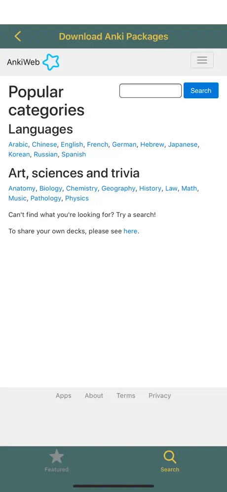Anki Crossword