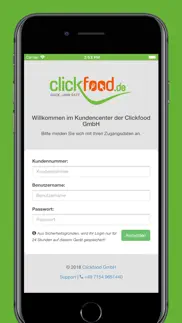 clickfood kundencenter iPhone Captures Décran 1