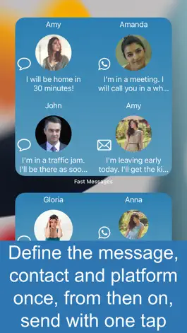 Game screenshot Fast Messages & Widgets apk