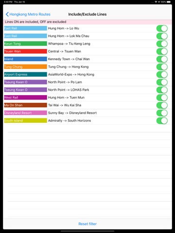 Hong Kong Metro Route Plannerのおすすめ画像7
