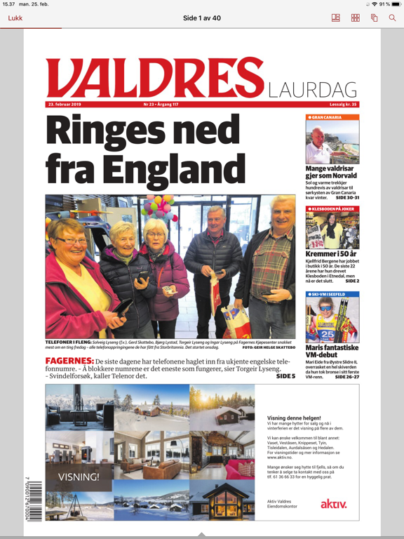 Screenshot #5 pour Avisa Valdres eAvis