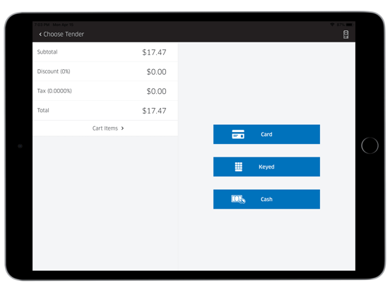 Payroc GO℠ iPad screenshot 7 - Business app