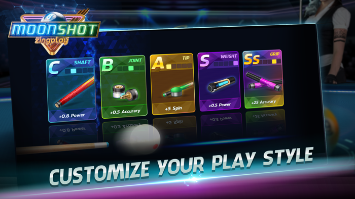 Billiards 3D Moonshot