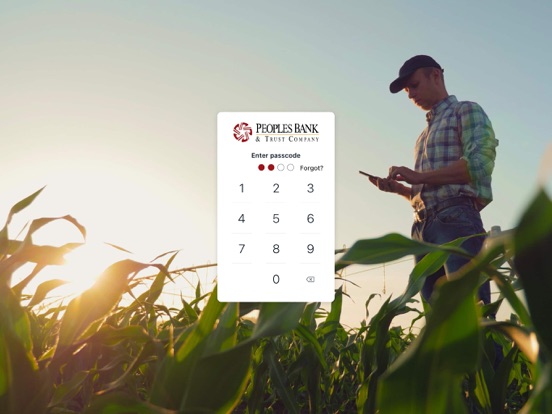 Peoples Bank & Trust Company iPad screenshot 2 - Finance app