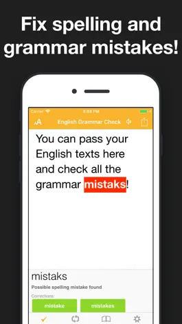 Game screenshot CorrectMe English Grammar help apk