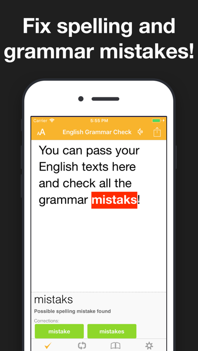 CorrectMe English Grammar help Screenshot