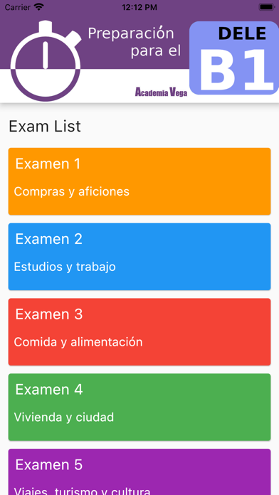 DELE B1 Spanish Screenshot