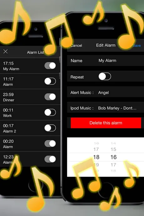 Réveil numérique bonjour reloj