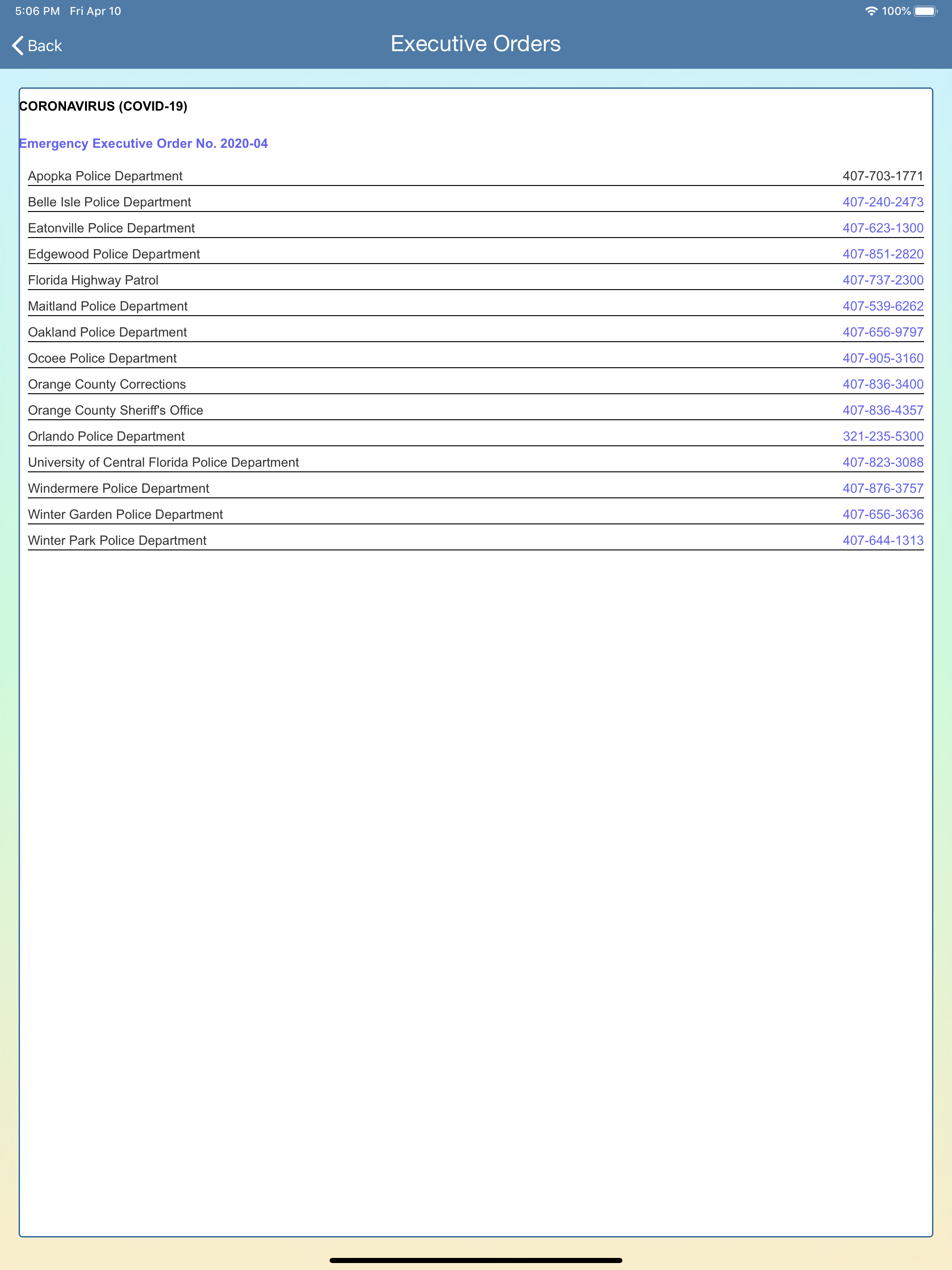 OCFL 311