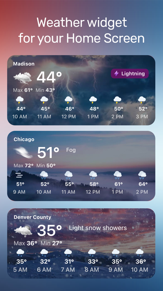 #7. Weather Live° - Local Forecast (iOS) 由: Mosaic S.r.l.