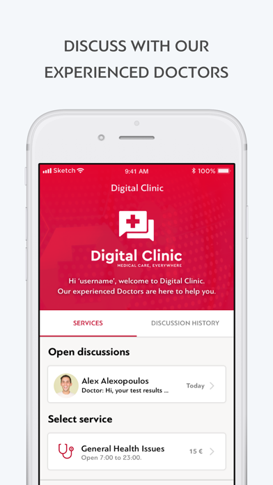 HHG Digital Clinic Screenshot