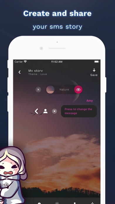 Sutoko & Friendzoné : jeux sms Screenshot
