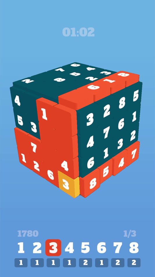 #3. Sudoku Master 3D (iOS) Podle: Pengwei Long