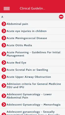 Game screenshot RCH Clinical Guidelines apk