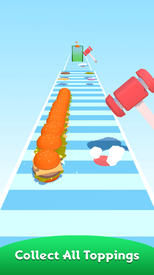 #8. Burger Stack Runner 3D (iOS) 由: ABI GLOBAL LTD.