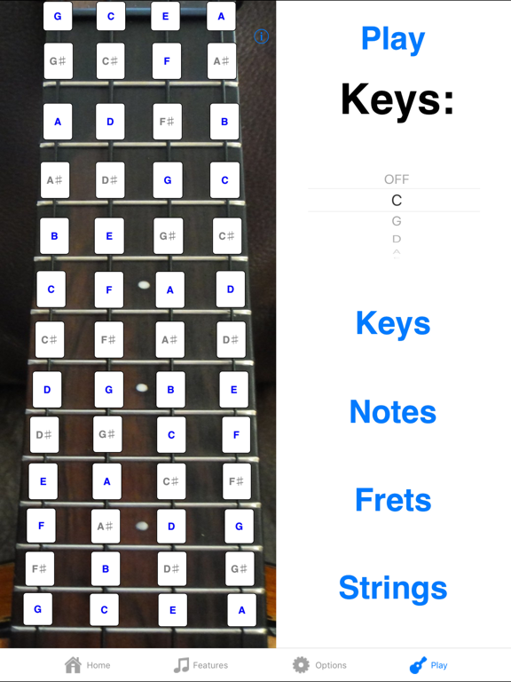Ukulele Fretboard Addict iPad screenshot 4 - Music app