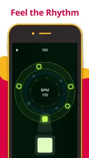 metronome - tap tempo & rhythm iphone screenshot 2