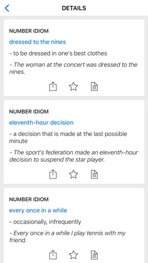 Eyes & Number idioms screenshot 1