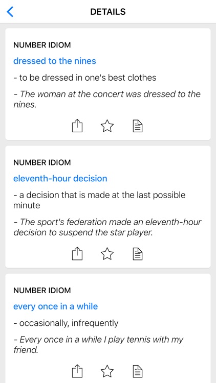 Eyes & Number idioms