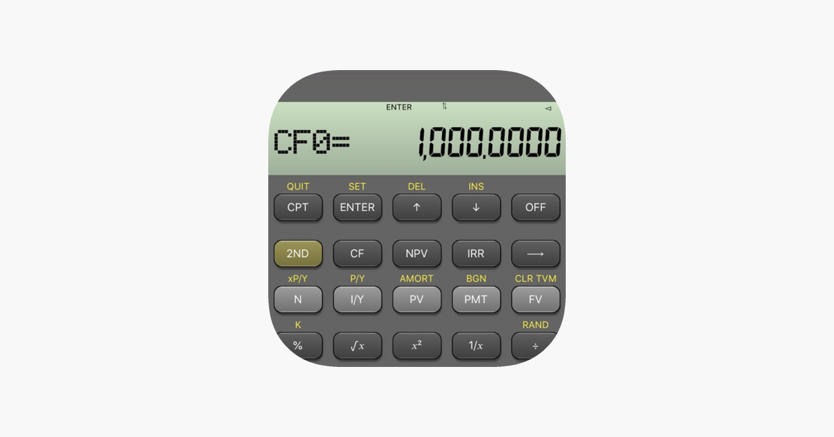 BA Financial Calculator (PRO) on the App Store