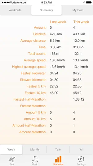 run.App - Running with GPS screenshot 4