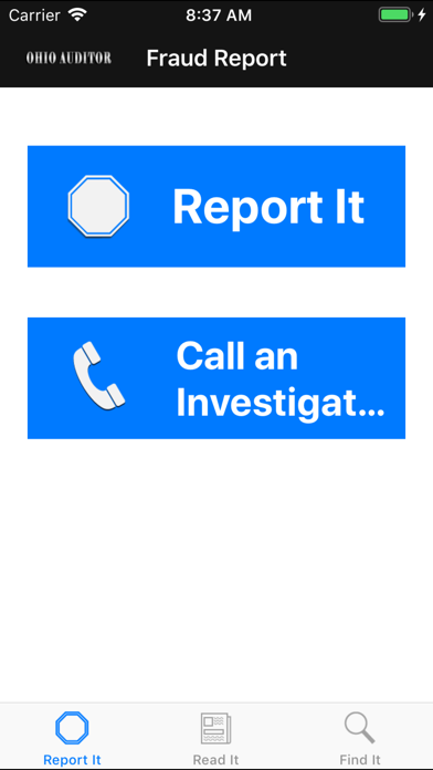 Ohio Stops Fraud Screenshot