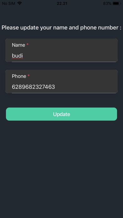 NoTouch Screenshot