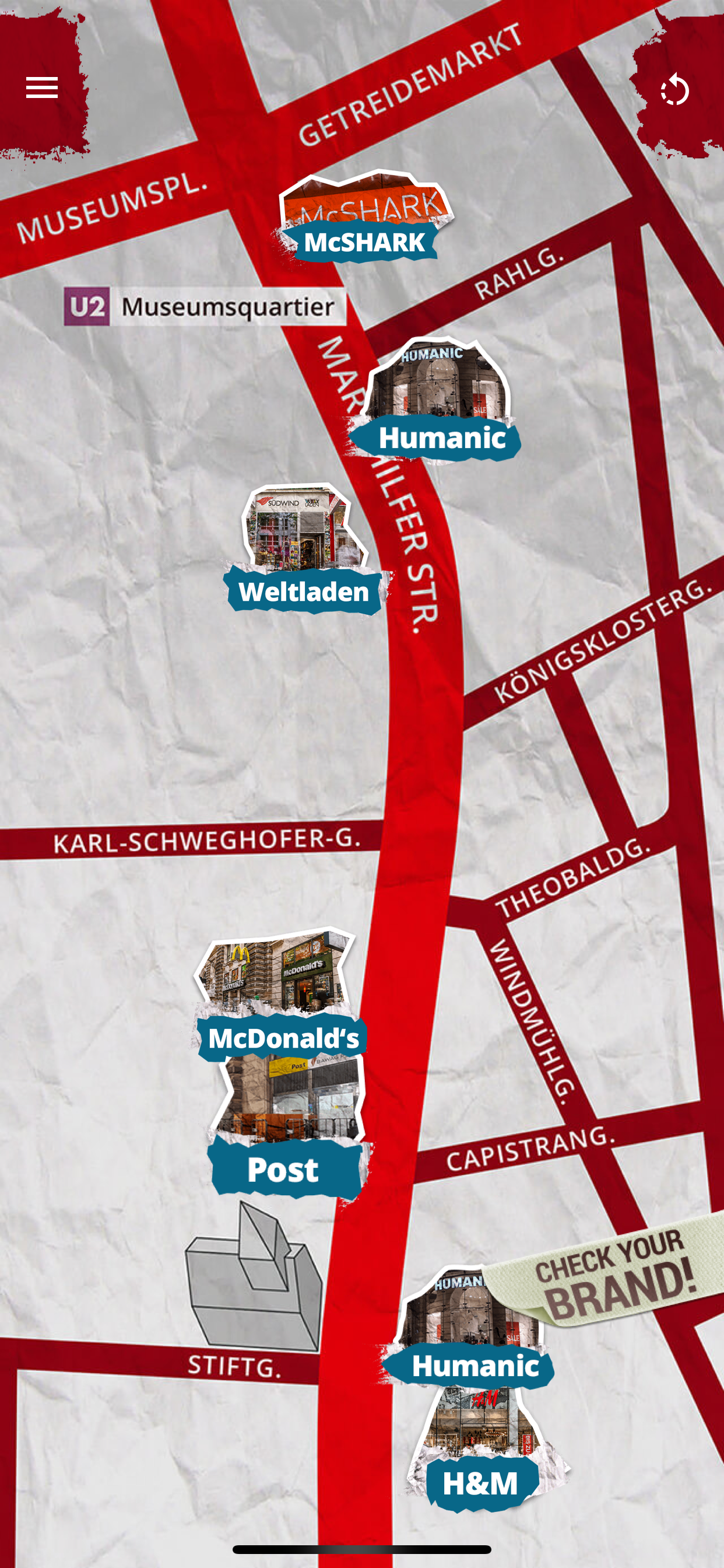 Audio Shopping Tour