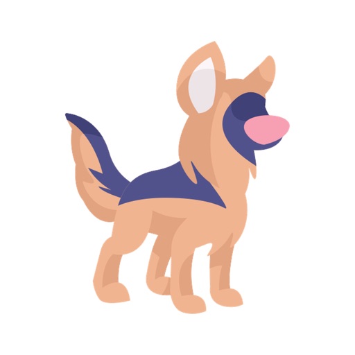 German Shepherd Puppy Stickers icon