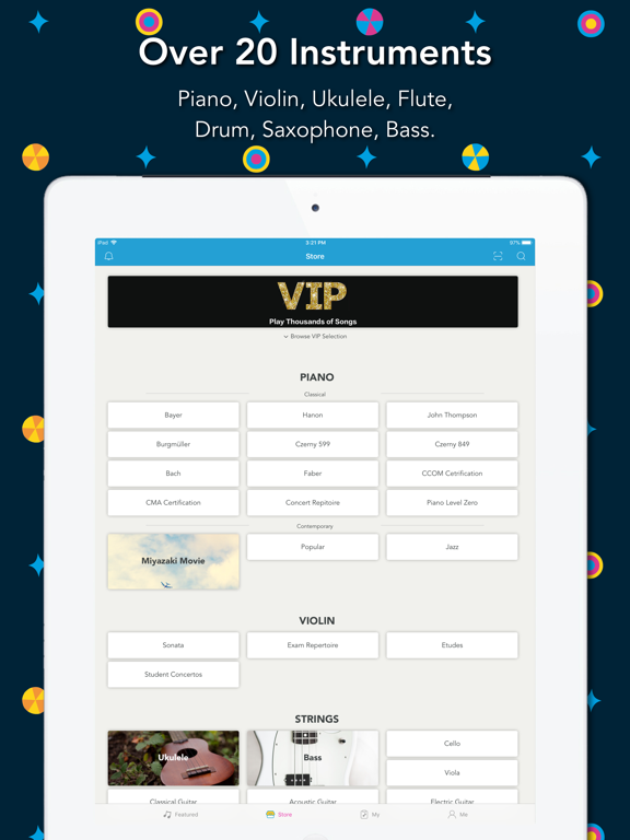 bandzo iPad screenshot