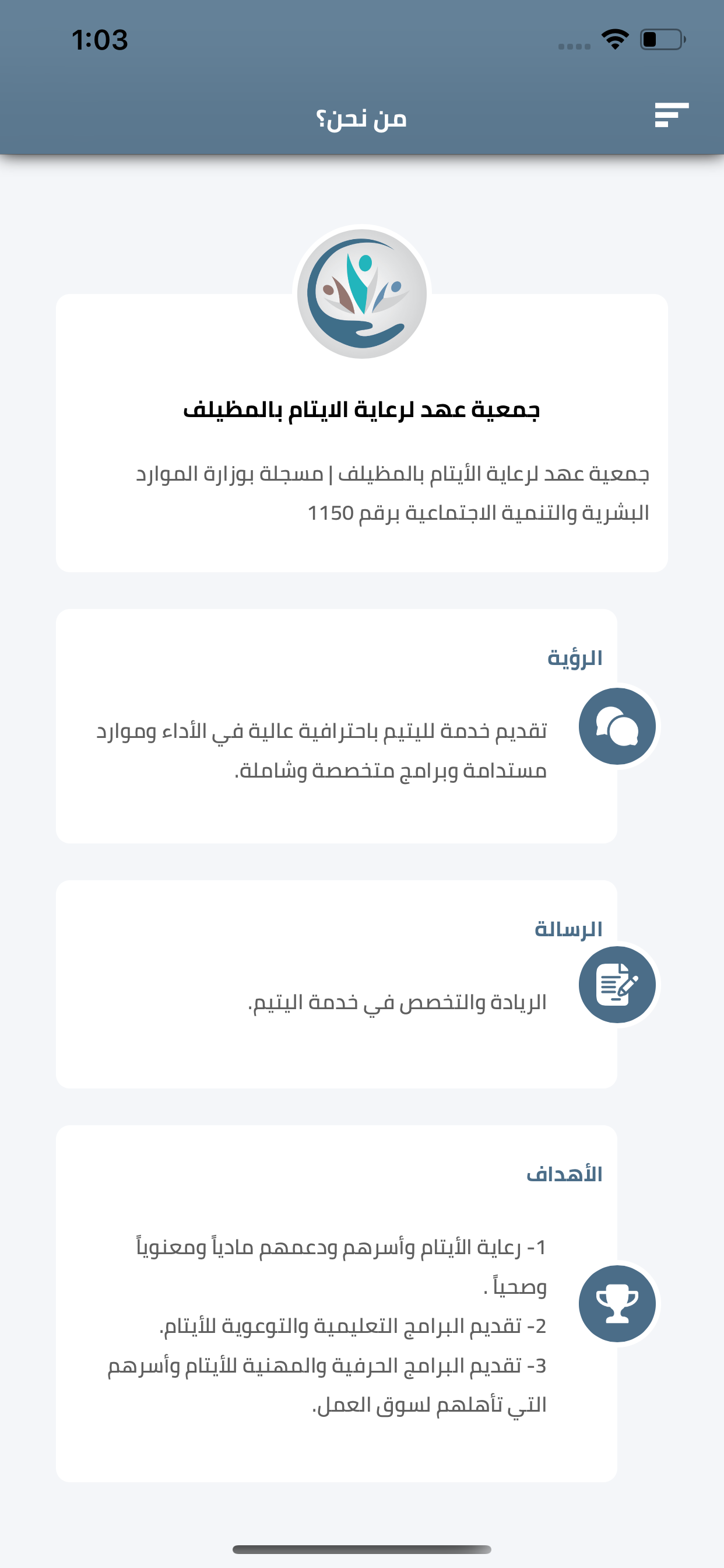 جمعية عهد لرعاية الايتام
