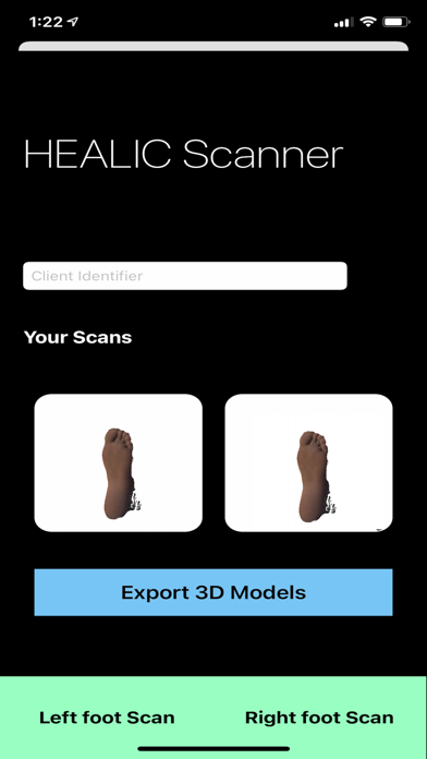 HEALIC FootScanner Screenshot