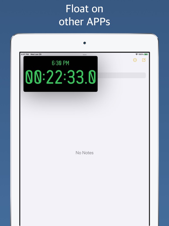LCT Floating Timer - Stopwatch iPad screenshot 4 - Graphics & Design app