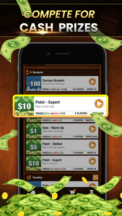 Screenshot #2 pour Carrom Cash: Real Money Payday