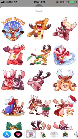 Game screenshot Christmas Reindeer Fun Sticker mod apk