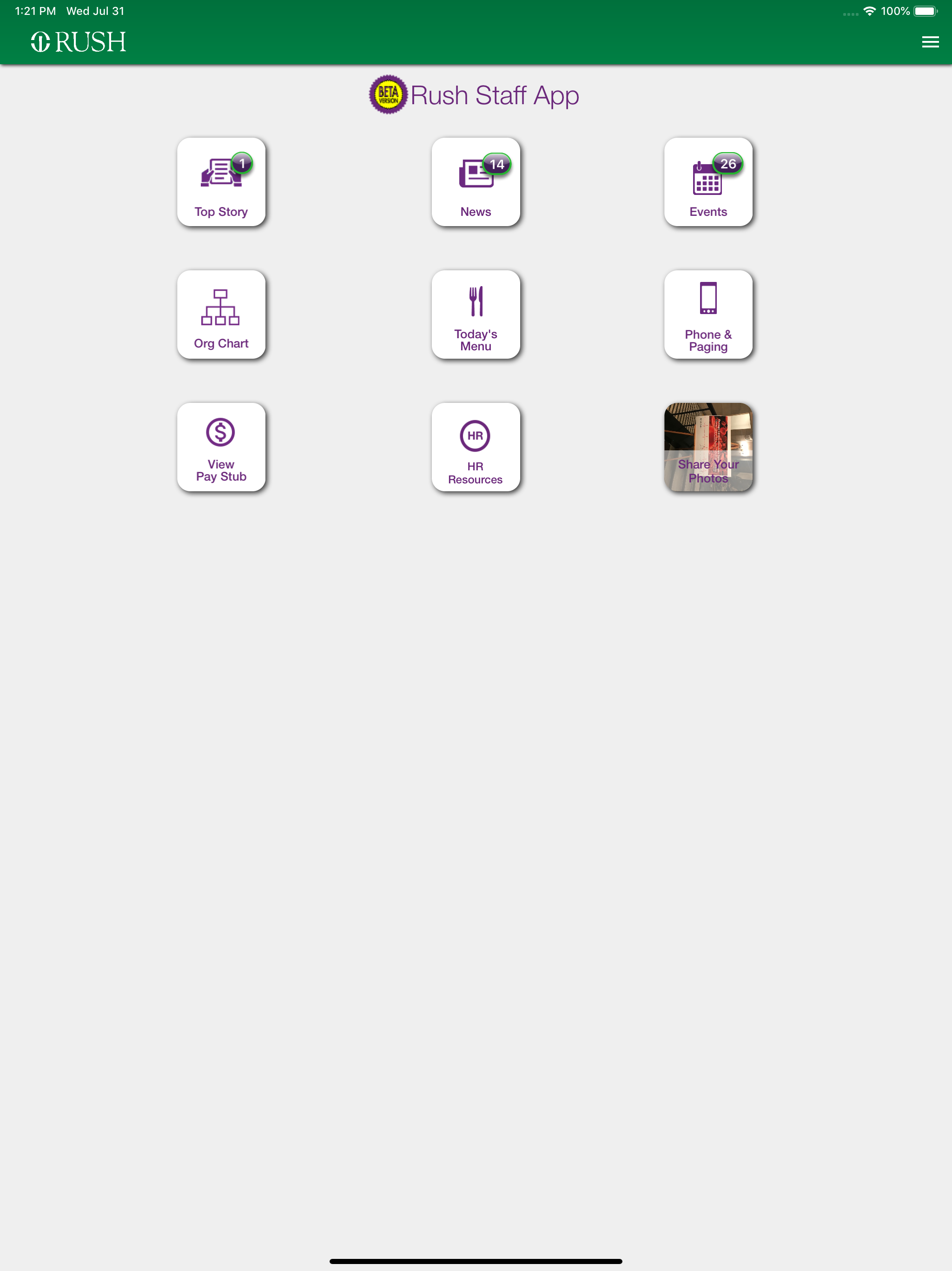 RUSH Staff App screenshot 4