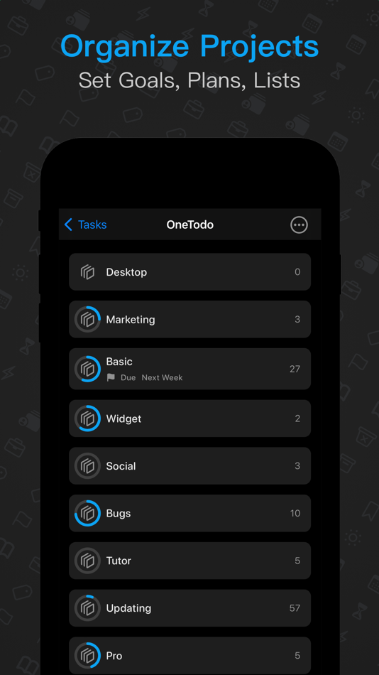 #2. OneTodo - Personal Task System (iOS) Podle: Chengdu Reinvent Technology Co., Ltd.