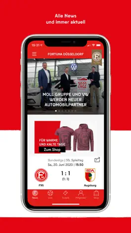 Game screenshot Fortuna Düsseldorf App mod apk