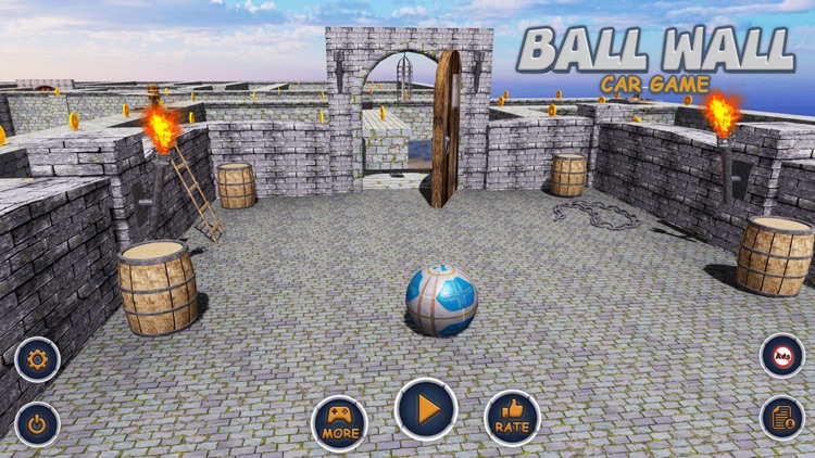 Maze ball - Wall Car Driving screenshot-4