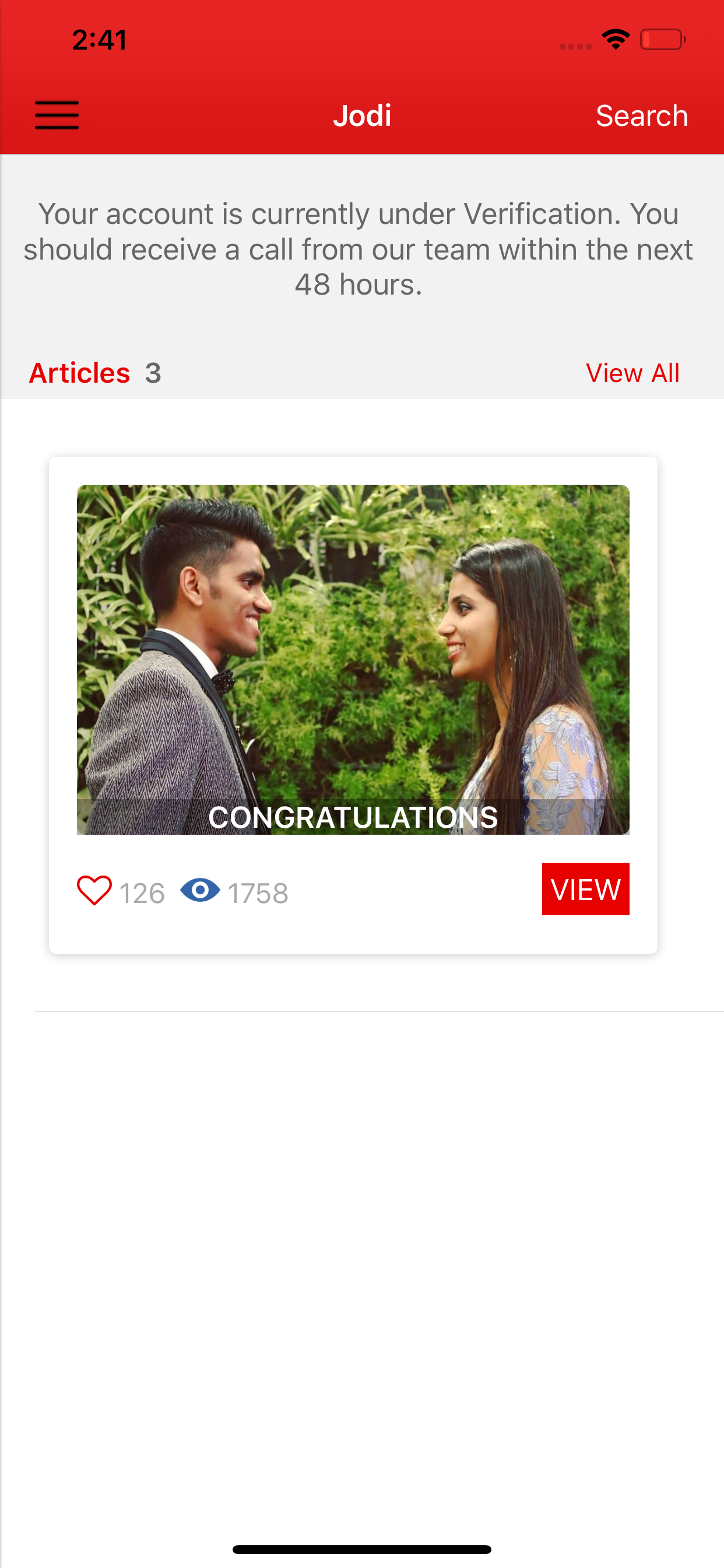 Jodie- Christian Matrimony App
