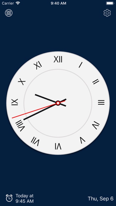 Clock Face - desktop alarm Screenshot