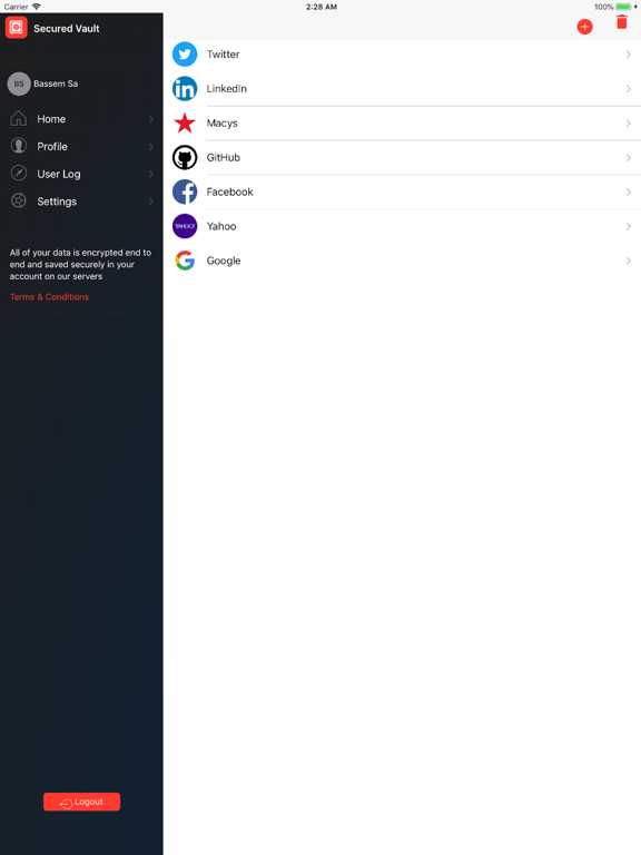 Screenshot #4 pour Secured Vault