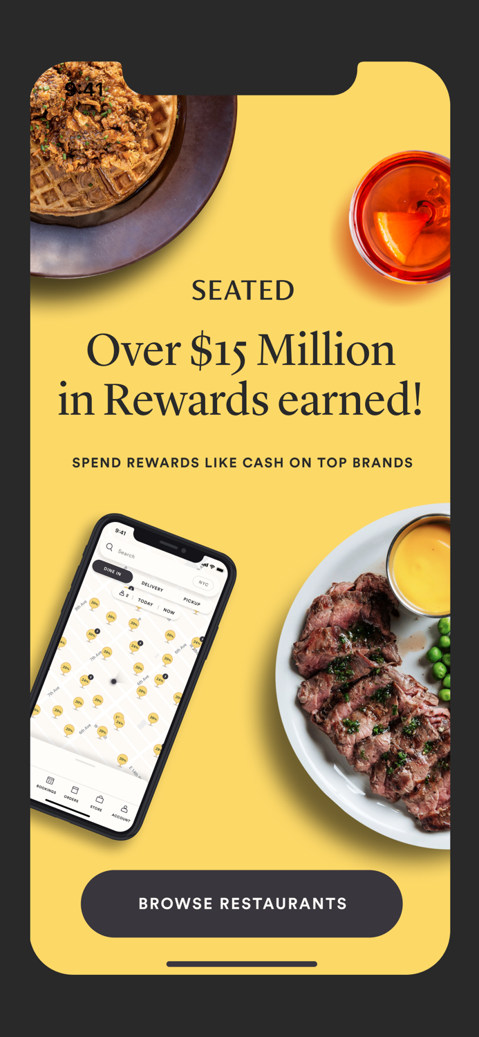 Seated-Reservations and Rewards